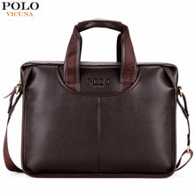 Load image into Gallery viewer, VICUNA POLO Classic Design Large Size Leather Briefcases Men Casual Business Man Bag Office Briefcase Bags Laptop Bag maletin