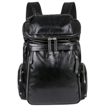 Load image into Gallery viewer, VICUNA POLO New Arrival Leather Men School Book Bag Casual Travel Day Backpack Bag Large Capacity Business Laptop Man Backpack