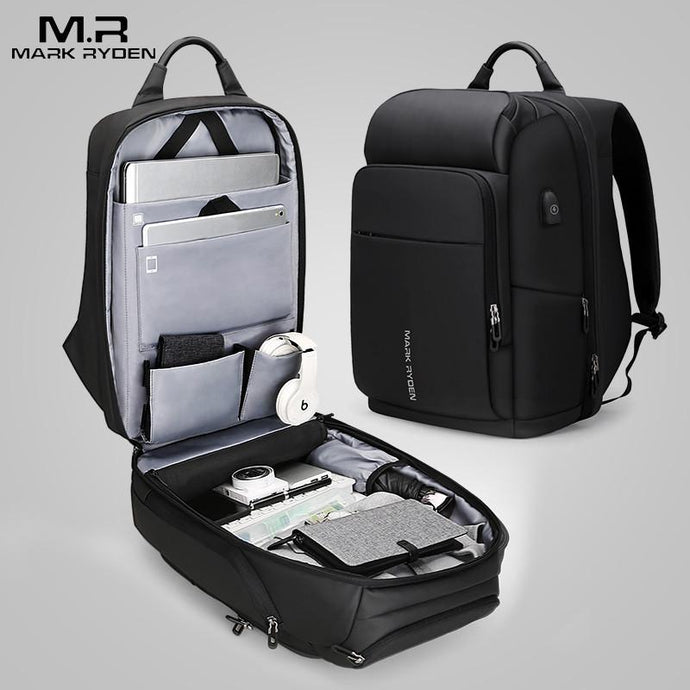 Mark Ryden Men Backpack Multifunction USB Charging 17 Inch Laptop Bag Large Capacity Waterproof Travel Bags For Men